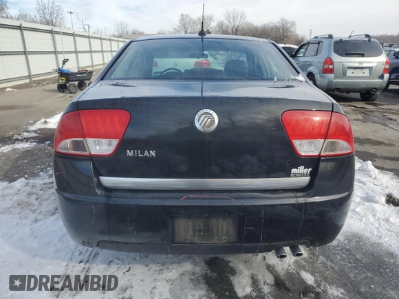 2011 Mercury Milan with VIN 3MEHM0HA3BR603417, listed as a Copart auction lot 42057775 with 64,560 mi miles and Salvage Title. Bid and sale history available at carsss.com. Image 6.