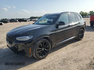 2023 BMW X3 sDrive30i z VIN 5UX43DP05P9P87523, wystawiony jako Copart lot #56310965 z przebiegiem 24 834 mil mil oraz Szkody całkowita. Historia ofert i sprzedaży dostępna na DreamBid. Obrazek 1.