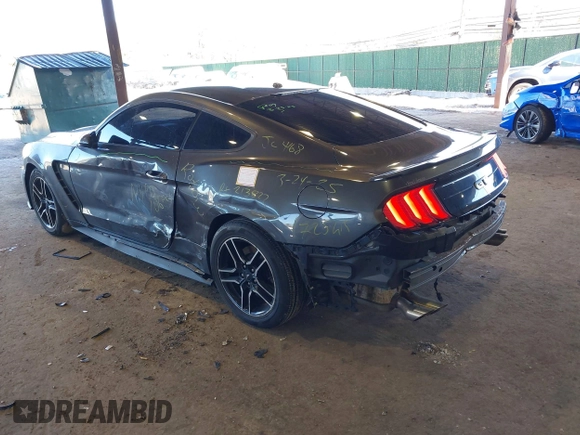 2019 Ford Mustang GT with VIN 1FA6P8CF3K5152306, listed as a IAAI auction lot 41923941 with 58,757 mi miles. Bid and sale history available at carsss.com. Image 3.