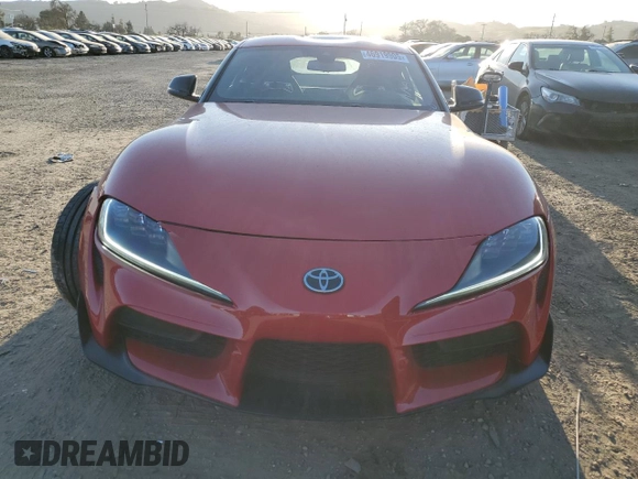 2024 Toyota Supra 3.0 with VIN WZ1DB0G0XRW067010, listed as a Copart auction lot 46919905 with 6,381 mi miles and Salvage title. Bid and sale history available at DreamBid. Image 5.