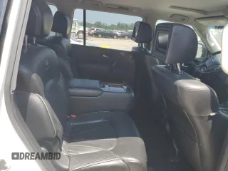 2012 Infiniti QX56 7-passenger with VIN JN8AZ2NE4C9019603, listed as a Copart auction lot 62738594 with 224,183 mi miles and Salvage Title. Bid and sale history available at carsss.com. Image 12.