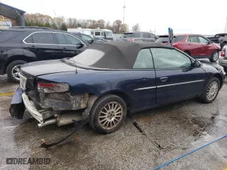 2002 Chrysler Sebring LXi with VIN 1C3EL55R22N329259, listed as a Copart auction lot 80549924 with 101,518 mi miles and Salvage Title. Bid and sale history available at carsss.com. Image 3.