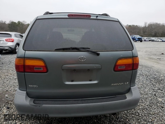 1999 Toyota Sienna LE with VIN 4T3ZF13C6XU150735, listed as a Copart auction lot 44652605 with 120,284 mi miles and Clean Title. Bid and sale history available at carsss.com. Image 6.