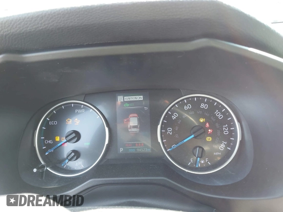 2020 Toyota RAV4 Hybrid XLE z VIN 2T3RWRFVXLW054810, wystawiony jako IAAI lot #42411211 z przebiegiem 94 523 mil mil oraz . Historia ofert i sprzedaży dostępna na DreamBid. Obrazek 7.