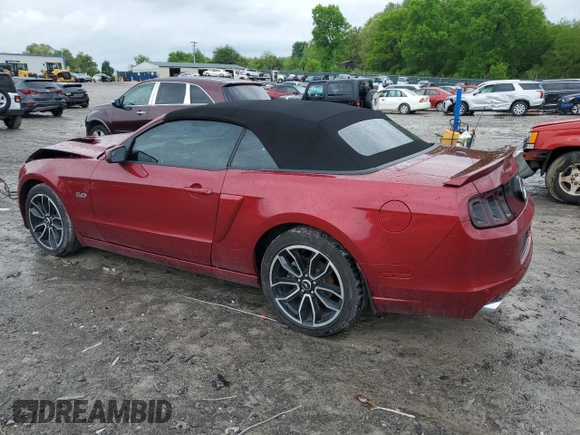 2014 Ford Mustang GT with VIN 1ZVBP8FF4E5255787, listed as a Copart auction lot 54500785 with 67,702 mi miles and Salvage title. Bid and sale history available at DreamBid. Image 2.