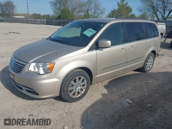 2014 Chrysler Town & Country Touring with VIN 2C4RC1BG0ER422698, listed as a IAAI auction lot 42086592 with 66,659 mi miles. Bid and sale history available at carsss.com. Image 2.