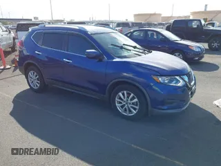2019 Nissan Rogue SV with VIN KNMAT2MT7KP522209, listed as a IAAI auction lot 41481204 with 54,658 mi miles. Bid and sale history available at carsss.com. Image 1.