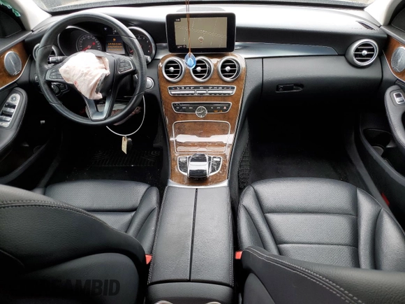 2015 Mercedes-Benz C-Class C 300 Luxury with VIN 55SWF4KB0FU005240, listed as a Copart auction lot 48410415 with 89,705 mi miles and Salvage Title. Bid and sale history available at carsss.com. Image 8.