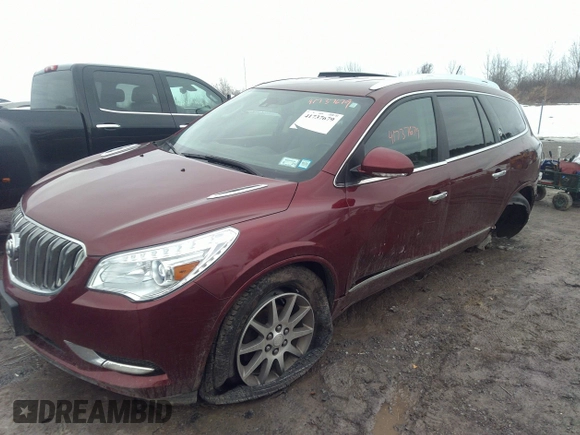 2015 Buick Enclave Leather with VIN 5GAKVBKD9FJ224801, listed as a IAAI auction lot 41737679 with 100,115 mi miles and . Bid and sale history available at carsss.com. Image 17.