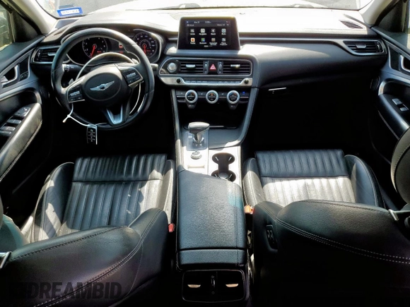 2020 Genesis G70 2.0T z VIN KMTG34LA3LU053274, wystawiony jako Copart lot #57417285 z przebiegiem 89 091 mil mil oraz Szkoda całkowita • Salvage title. Historia ofert i sprzedaży dostępna na DreamBid. Obrazek 8.