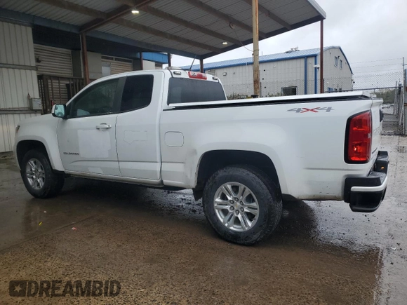 2021 Chevrolet Colorado 4WD LT with VIN 1GCHTCEAXM1253310, listed as a Copart auction lot 52182075 with 72,583 mi miles and Clean Title. Bid and sale history available at carsss.com. Image 2.