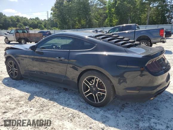 2020 Ford Mustang GT with VIN 1FA6P8CF2L5190921, listed as a Copart auction lot 61936405 with 65,492 mi miles and Salvage title. Bid and sale history available at DreamBid. Image 2.