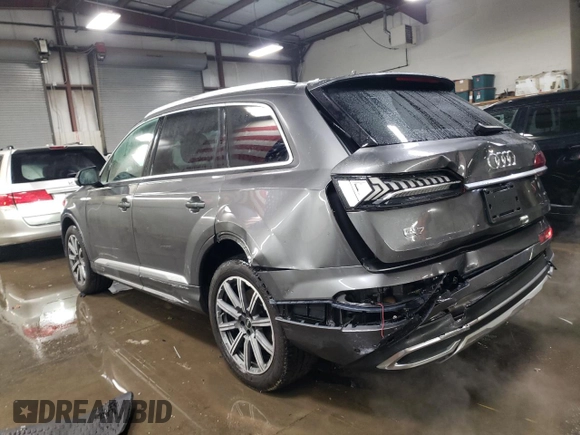 2022 Audi Q7 Premium Plus with VIN WA1LJBF74ND007229, listed as a Copart auction lot 88973875 with 18,304 mi miles and Salvage title. Bid and sale history available at DreamBid. Image 2.