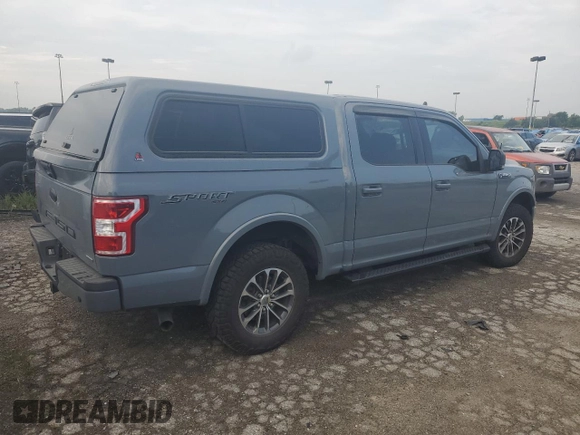 2019 Ford F-150 XL with VIN 1FTEW1EP2KFB27283, listed as a Copart auction lot 64563225 with 213,499 mi miles and Clean title. Bid and sale history available at DreamBid. Image 3.
