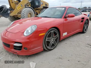 2007 Porsche 911 Turbo with VIN WP0AD29967S785001, listed as a Copart auction lot 81401694 with 0 mi miles and Salvage Title. Bid and sale history available at carsss.com. Image 1.