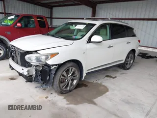 2015 Infiniti QX60 with VIN 5N1AL0MM3FC510791, listed as a IAAI auction lot 42225199 with 97,588 mi miles and . Bid and sale history available at DreamBid. Image 2.