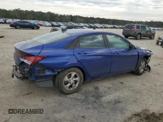 2023 Hyundai Elantra SE with VIN 5NPLL4AGXPH119534, listed as a Copart auction lot 43465045 with 68,128 mi miles and Salvage Title. Bid and sale history available at DreamBid. Image 3.