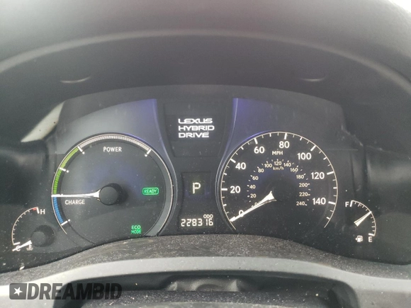 2010 Lexus RX 450h with VIN JTJBC1BAXA2007326, listed as a Copart auction lot 52575415 with 228,316 mi miles and Salvage Title. Bid and sale history available at DreamBid. Image 9.