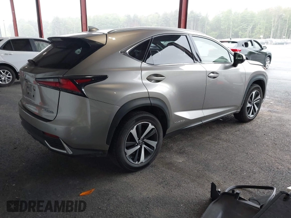 2020 Lexus NX 300h with VIN JTJGJRDZ0L2126938, listed as a IAAI auction lot 42246887 with 83,860 mi miles and . Bid and sale history available at DreamBid. Image 4.