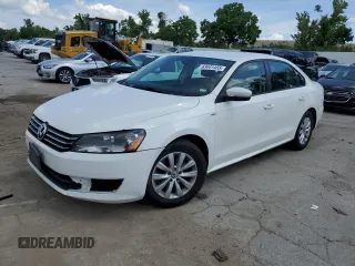 2013 Volkswagen Passat Wolfsburg Edition with VIN 1VWAH7A35DC140531, listed as a Copart auction lot 63441455 with 135,946 mi miles and Salvage title. Bid and sale history available at DreamBid. Image 1.
