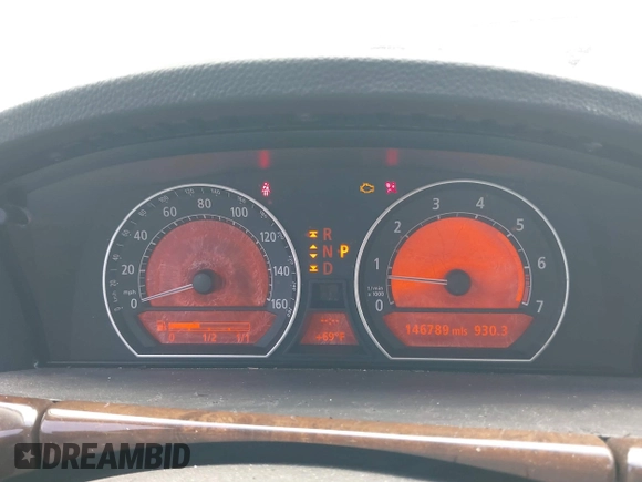 2003 BMW 7 Series 745i с VIN WBAGL63473DP64462, выставлен на аукционе IAAI как лот 41751691 с пробегом 146 789 миль миль и . История ставок и продаж доступна на DreamBid. Изображение 7.
