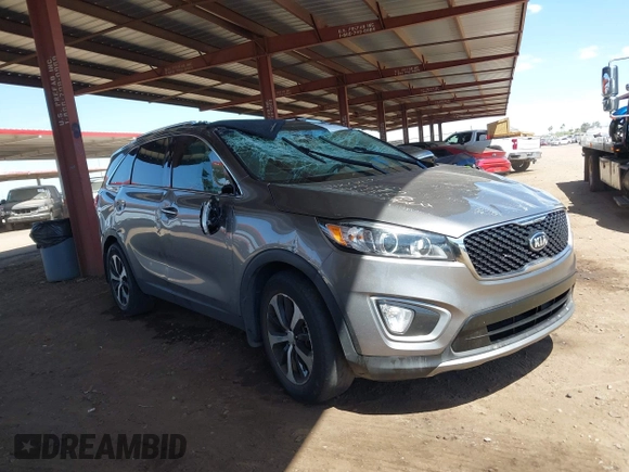 2016 Kia Sorento EX with VIN 5XYPH4A10GG071578, listed as a IAAI auction lot 42068909 with Not Provided miles. Bid and sale history available at carsss.com. Image 1.