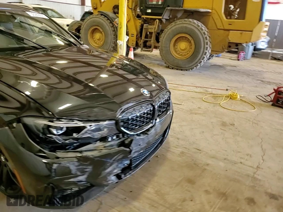 2022 BMW 3 Series M340i xDrive with VIN 3MW5U9J06N8C77498, listed as a Copart auction lot 50289925 with 39,537 mi miles and Salvage Title. Bid and sale history available at carsss.com. Image 13.