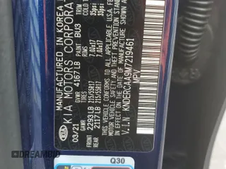 2021 Kia Seltos EX z VIN KNDERCAA9M7219461, wystawiony jako Copart lot #56696985 z przebiegiem 35 671 mil mil oraz Szkody całkowita. Historia ofert i sprzedaży dostępna na DreamBid. Obrazek 13.