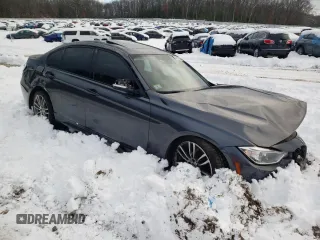 2015 BMW 3 Series 335i xDrive with VIN WBA3B9C51FJ466314, listed as a Copart auction lot 83067354 with 123,643 mi miles and Salvage title. Bid and sale history available at DreamBid. Image 4.