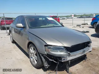 2010 Audi A4 2.0T Premium with VIN WAUAFAFL4AN026984, listed as a IAAI auction lot 41995634 with 121,440 mi miles. Bid and sale history available at carsss.com. Image 1.