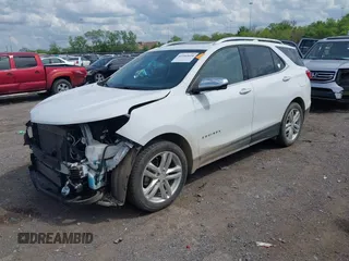 2019 Chevrolet Equinox Premier with VIN 3GNAXYEX7KS502799, listed as a IAAI auction lot 42102610 with 73,575 mi miles and . Bid and sale history available at DreamBid. Image 18.