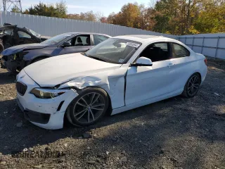 2020 BMW 2 Series 230i xDrive with VIN WBA2J3C02L7E59660, listed as a Copart auction lot 76093554 with 16,310 mi miles and Salvage Title. Bid and sale history available at carsss.com. Image 1.