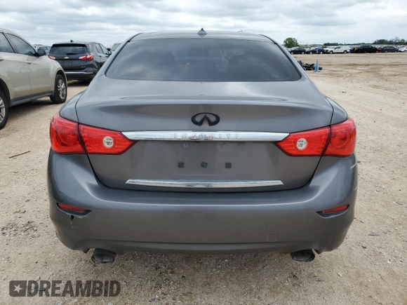 2017 Infiniti Q50 3.0t Premium with VIN JN1EV7AP9HM737636, listed as a Copart auction lot 54293595 with 163,796 mi miles and Clean Title. Bid and sale history available at carsss.com. Image 6.