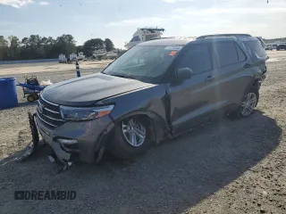2024 Ford Explorer XLT z VIN 1FMSK7DH0RGA62669, wystawiony jako Copart lot #51275245 z przebiegiem 7 790 mil mil oraz Szkoda całkowita • Salvage title. Historia ofert i sprzedaży dostępna na DreamBid. Obrazek 1.