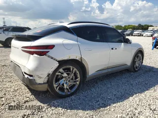 2023 Genesis GV60 Performance with VIN KMUKEDTB6PU017545, listed as a Copart auction lot 74197374 with 9,089 mi miles and Salvage Title. Bid and sale history available at carsss.com. Image 3.