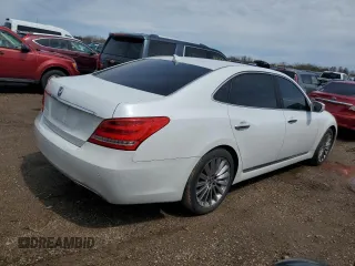 2014 Hyundai Equus Signature with VIN KMHGH4JH2EU074924, listed as a Copart auction lot 53826505 with 186,697 mi miles and Clean Title. Bid and sale history available at DreamBid. Image 3.