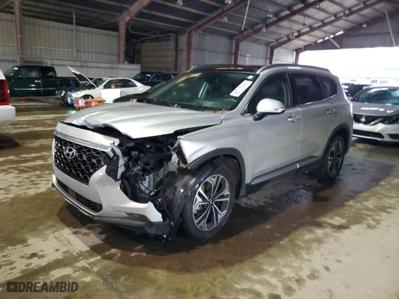 2019 Hyundai Santa Fe Limited with VIN 5NMS53AA4KH055377, listed as a Copart auction lot 88123245 with 118,781 mi miles and Salvage Title. Bid and sale history available at carsss.com. Image 1.