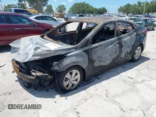 2016 Hyundai Elantra SE with VIN 5NPDH4AEXGH753186, listed as a IAAI auction lot 42487320 with Not provided miles and . Bid and sale history available at DreamBid. Image 2.