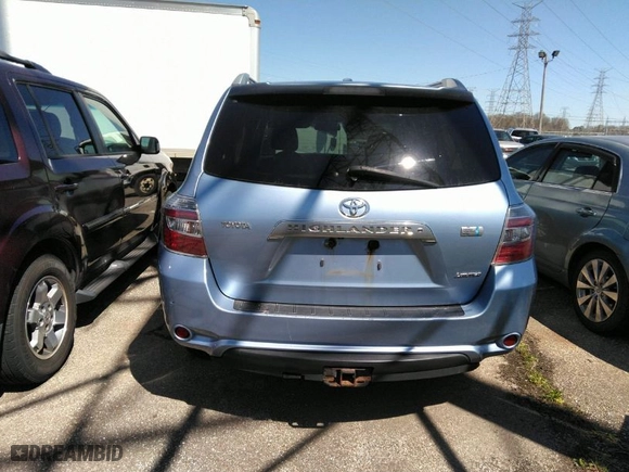 2009 Toyota Highlander Hybrid Limited with VIN JTEEW44A392028371, listed as a IAAI auction lot 41826565 with 210,309 mi miles. Bid and sale history available at carsss.com. Image 16.