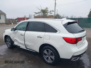 2017 Acura MDX with VIN 5FRYD4H39HB024919, listed as a IAAI auction lot 41785118 with 90,573 mi miles. Bid and sale history available at carsss.com. Image 3.