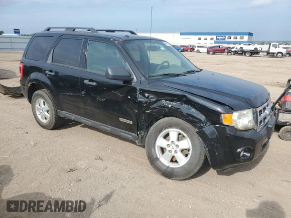 2008 Ford Escape XLT with VIN 1FMCU931X8KD85671, listed as a Copart auction lot 60652235 with 138,499 mi miles and Clean title. Bid and sale history available at DreamBid. Image 4.