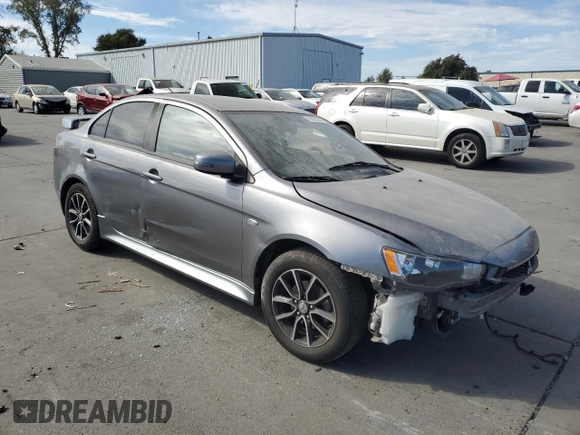 2017 Mitsubishi Lancer ES with VIN JA32U2FU6HU009193, listed as a Copart auction lot 74150094 with 52,872 mi miles and Salvage Title. Bid and sale history available at DreamBid. Image 4.