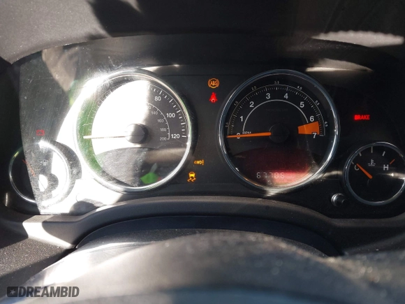 2016 Jeep Compass High Altitude Edition with VIN 1C4NJDEB1GD663181, listed as a IAAI auction lot 41757428 with 67,706 mi miles. Bid and sale history available at carsss.com. Image 7.