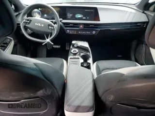 2024 Kia EV6 GT-Line with VIN KNDC44LA6R5206551, listed as a Copart auction lot 77803034 with 5,074 mi miles and Salvage Title. Bid and sale history available at carsss.com. Image 8.