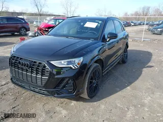 2023 Audi Q3 S line Premium with VIN WA1DECF38P1111626, listed as a IAAI auction lot 41935732 with 38,777 mi miles. Bid and sale history available at carsss.com. Image 17.