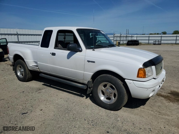 2001 Ford Ranger XL Fleet with VIN 1FTZR15E71TA54905, listed as a Copart auction lot 52253525 with 231,428 mi miles and Clean Title. Bid and sale history available at carsss.com. Image 4.
