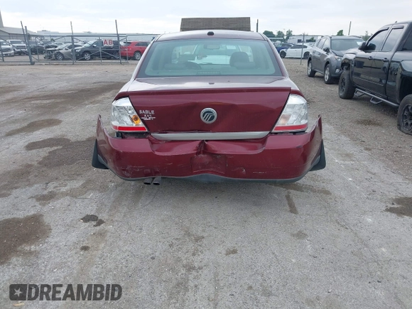2008 Mercury Sable with VIN 1MEHM40W88G623659, listed as a IAAI auction lot 42404770 with 144,296 mi miles and . Bid and sale history available at DreamBid. Image 6.