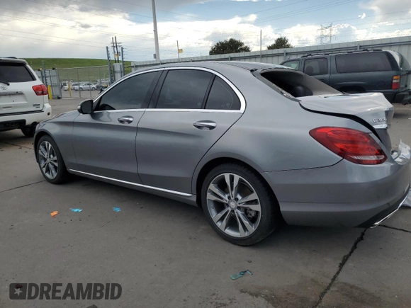 2015 Mercedes-Benz C 300 Luxury with VIN 55SWF4KB6FU013567, listed as a Copart auction lot 60647355 with 61,943 mi miles and Salvage title. Bid and sale history available at DreamBid. Image 2.