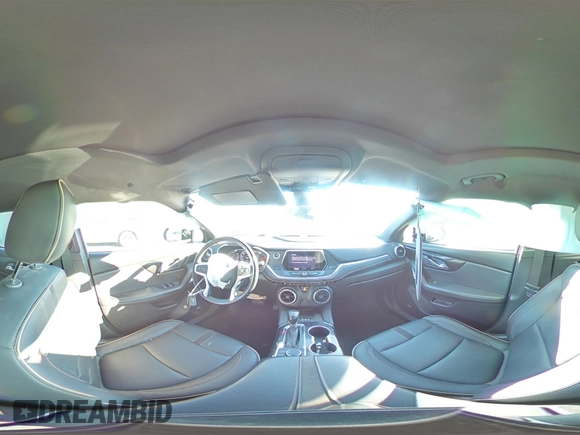 2019 Chevrolet Blazer Premier with VIN 3GNKBFRS1KS694470, listed as a Copart auction lot 84202244 with 56,069 mi miles and Salvage title. Bid and sale history available at DreamBid. Image 14.