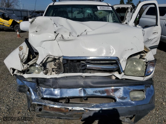2002 Toyota Tundra SR5 with VIN 5TBRT34152S262009, listed as a Copart auction lot 45993305 with 342,242 mi miles and Salvage Title. Bid and sale history available at carsss.com. Image 11.